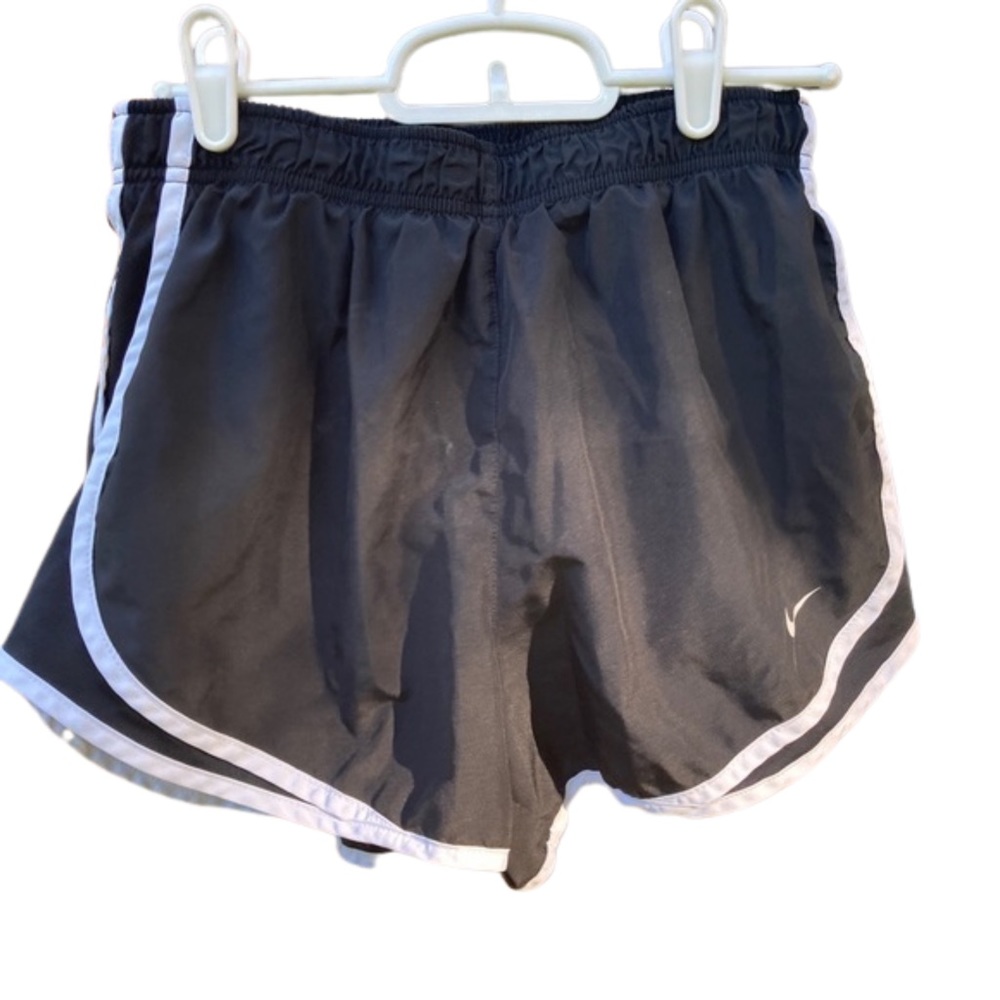 Black Nike running shorts